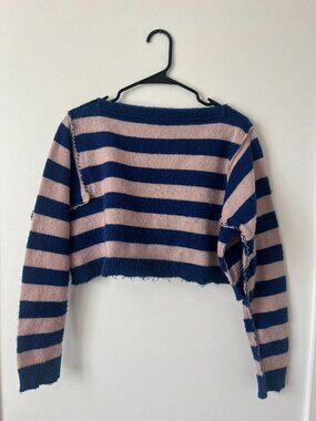 Double Zero Striped Sweater Size X-Small